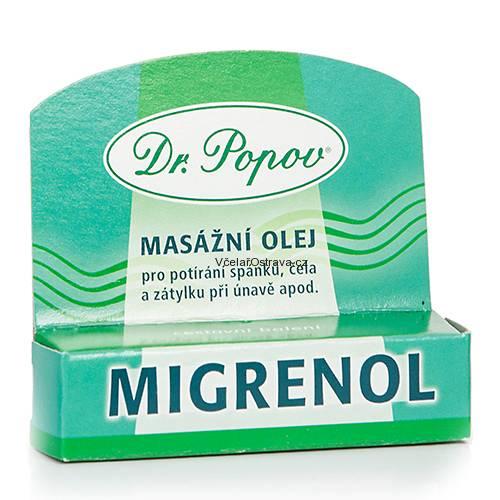 Migrenol rollon kulička masážní olej 6 ml