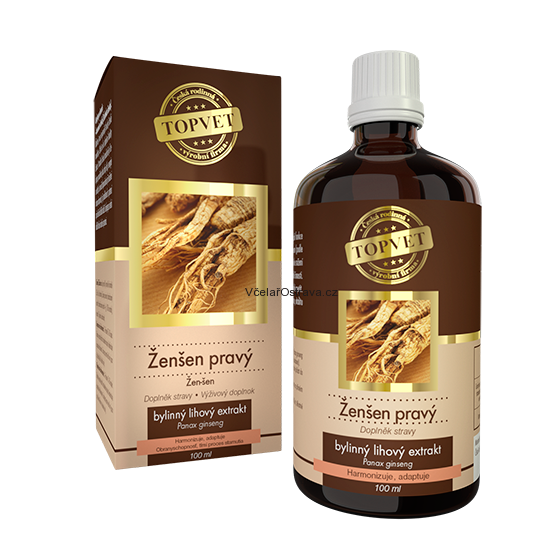 Ženšen pravý tinktura 100 ml