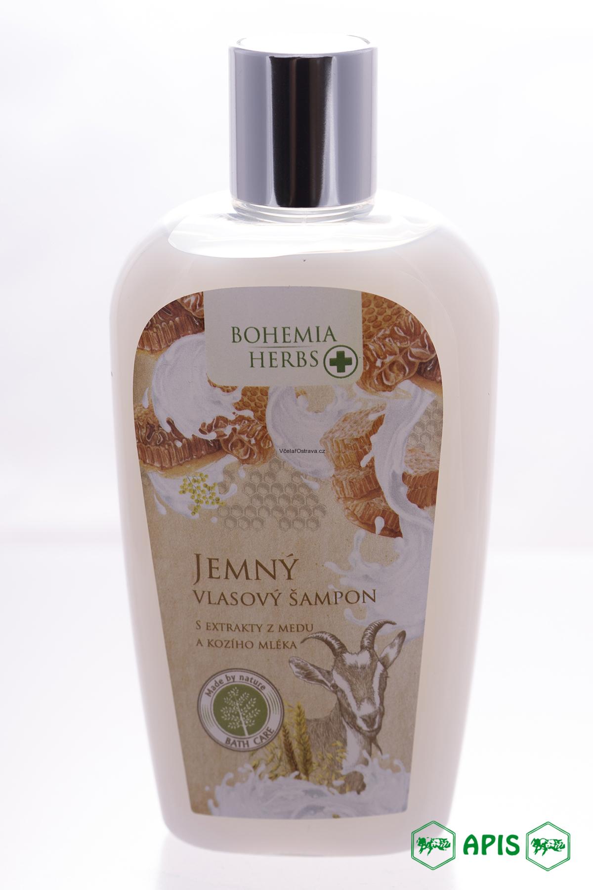 Vlasový šampon - Med a kozí mléko 250 ml