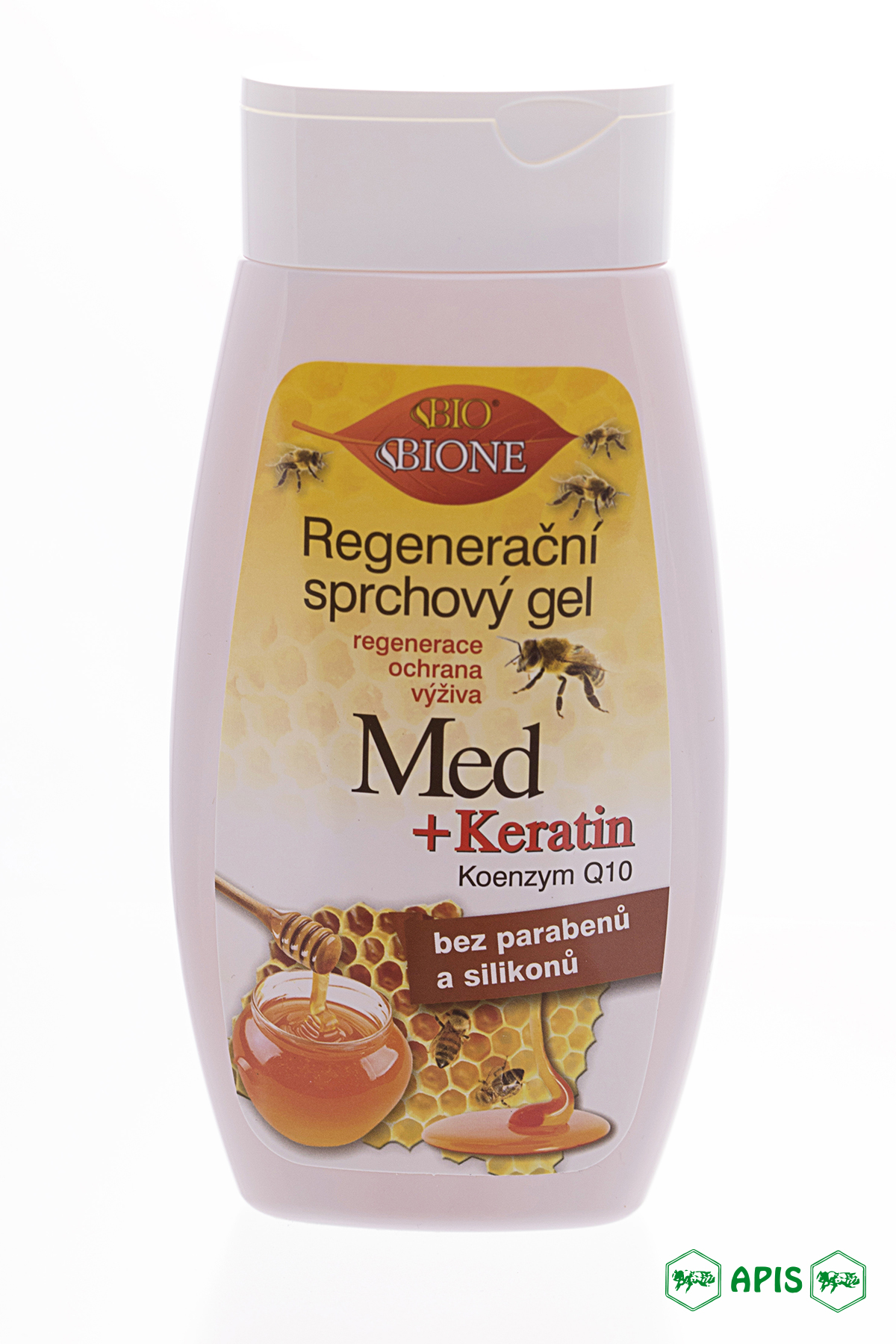 Regenerační sprchový gel Med + Keratin 260 ml