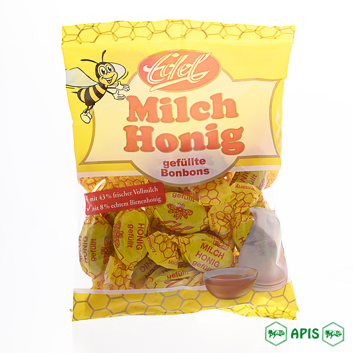 Mléčné bonbóny s medem 100 g
