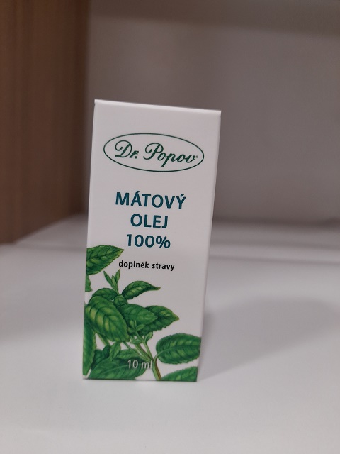 Olej mátový 100% 10 ml doplněk stravy