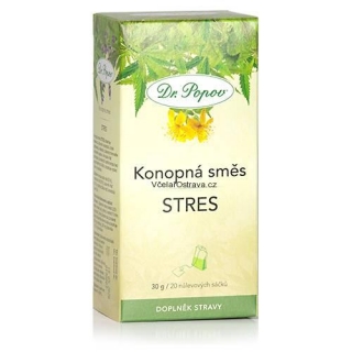 Konopná směs Stres čaj porcovaný 30 g