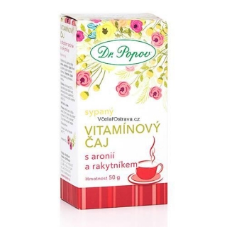 Vitamínový čaj s aronií a rakytníkem sypaný 50 g 