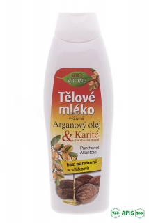 Tělové mléko s  arganovým olej 500 ml