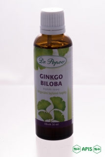 Ginkgo biloba - bylinné kapky 50 ml